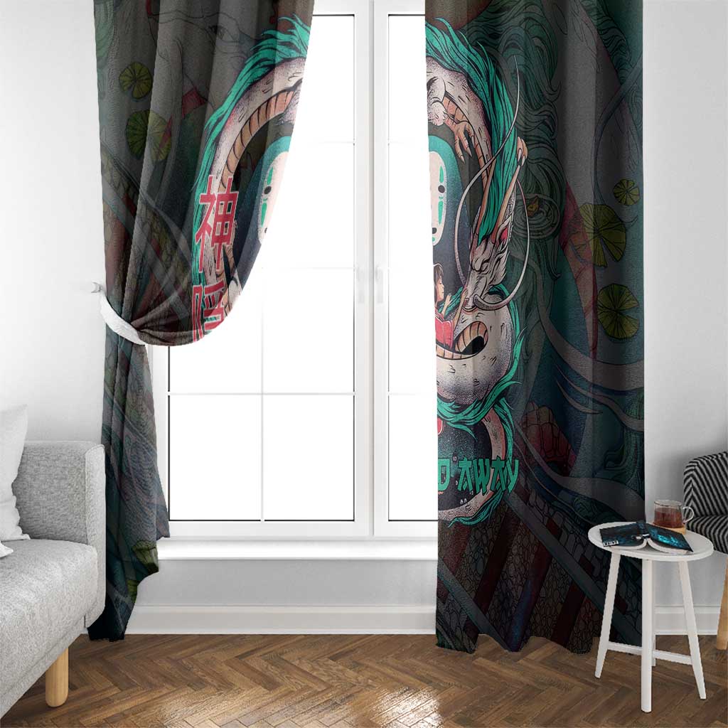 Spirited Away Studio Ghibli Window Curtain Anime Style