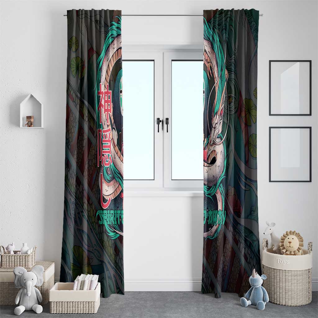 Spirited Away Studio Ghibli Window Curtain Anime Style