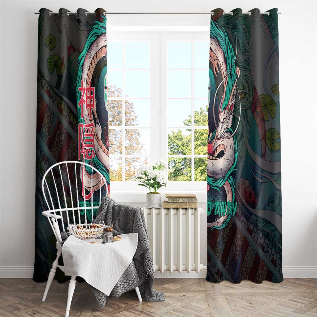 Spirited Away Studio Ghibli Window Curtain Anime Style