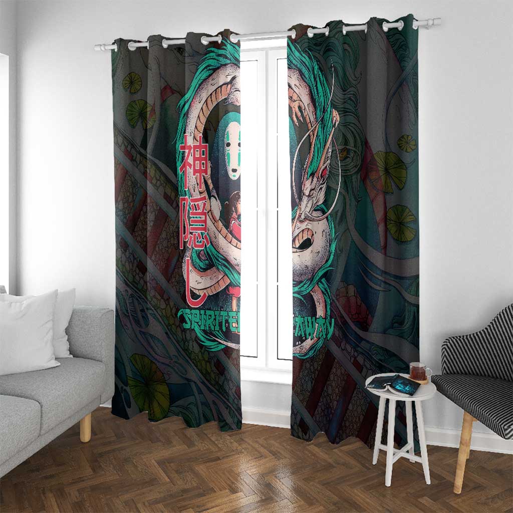 Spirited Away Studio Ghibli Window Curtain Anime Style