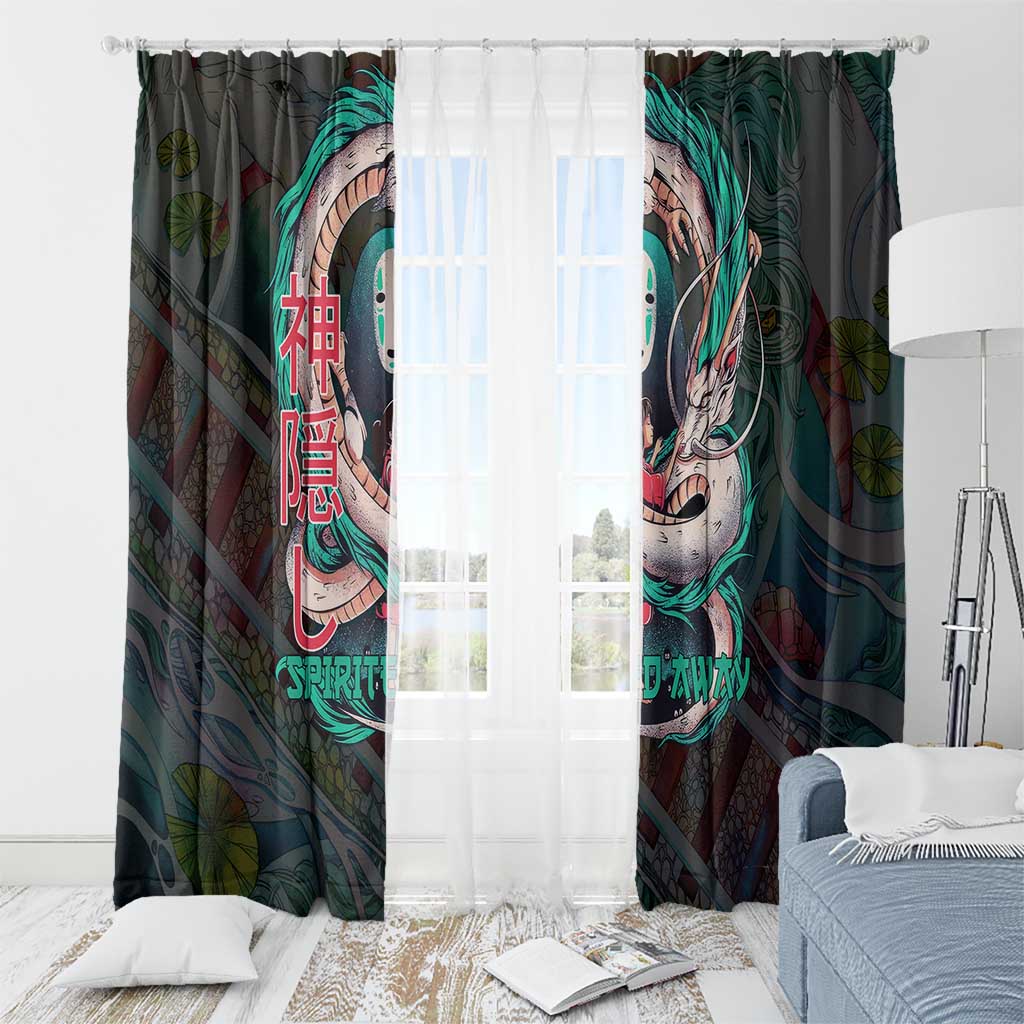 Spirited Away Studio Ghibli Window Curtain Anime Style