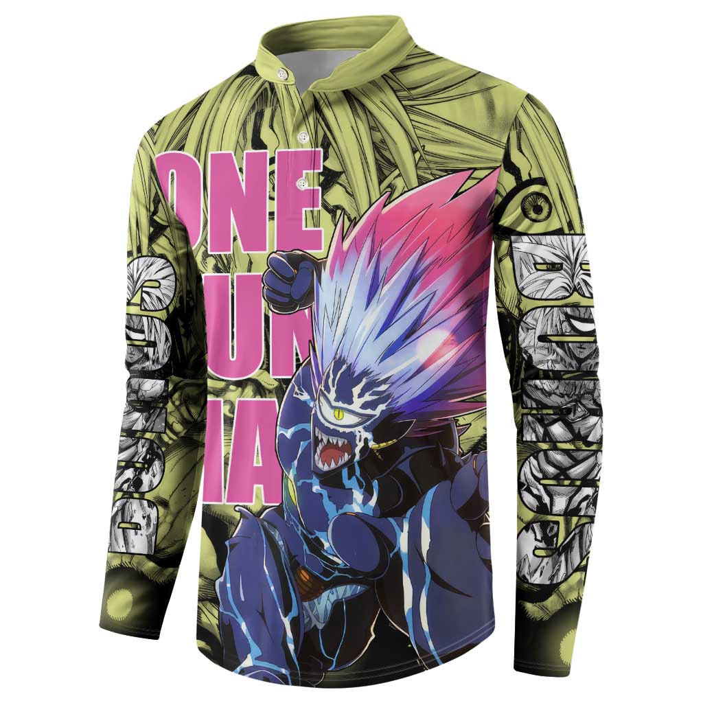 Boros - One Punch Man Button Sweatshirt Anime Style