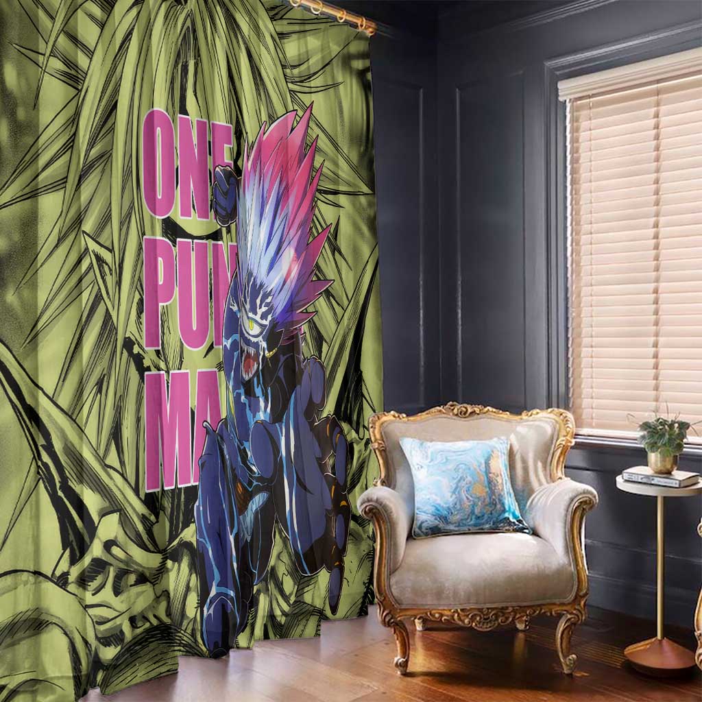 Boros - One Punch Man Window Curtain Anime Style