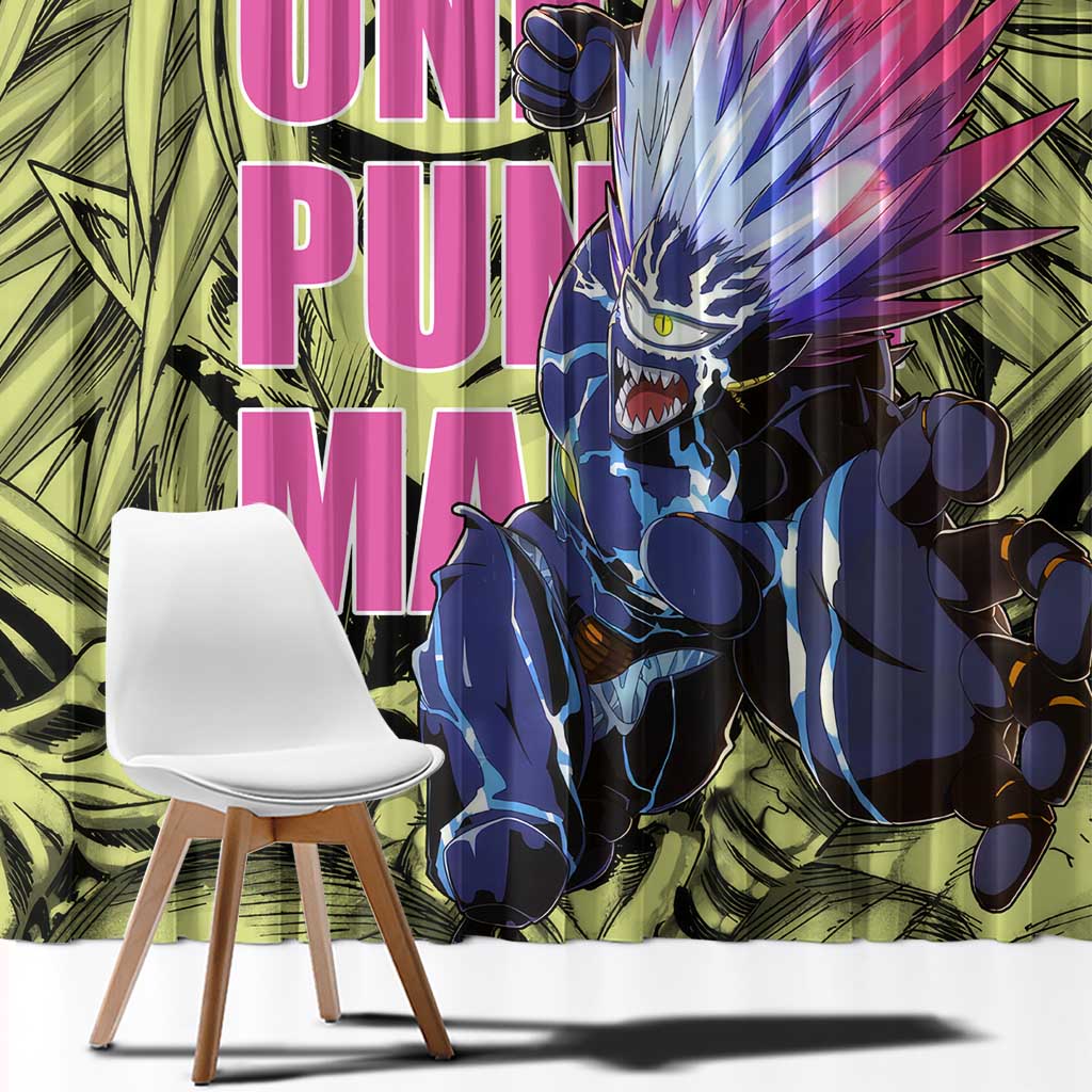 Boros - One Punch Man Window Curtain Anime Style