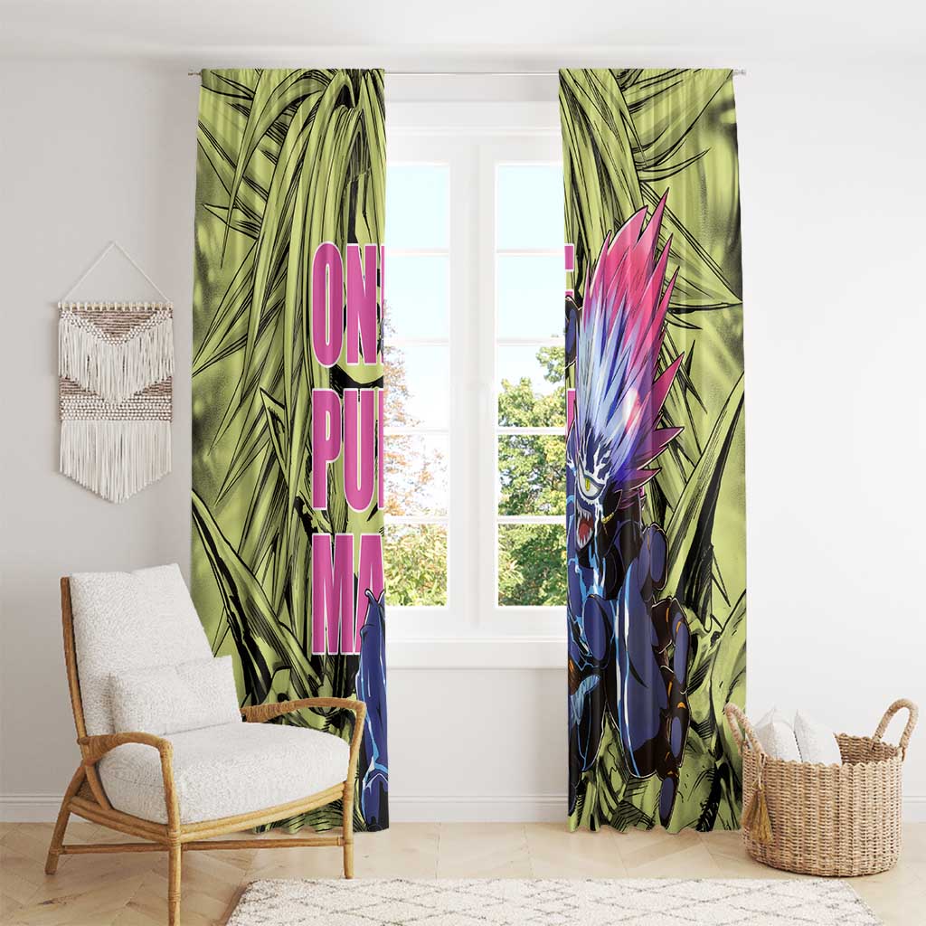 Boros - One Punch Man Window Curtain Anime Style