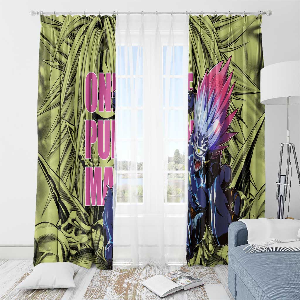 Boros - One Punch Man Window Curtain Anime Style
