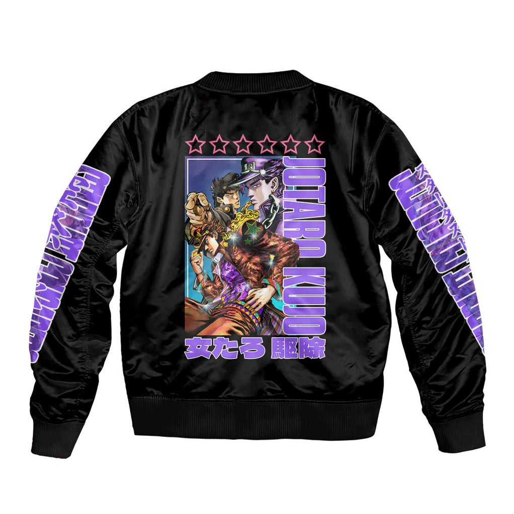 Jotaro Kujo Jojo’s Six Star Bizarre Adventure Bomber Jacket Anime Style
