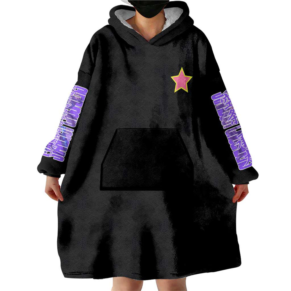 Jotaro Kujo Jojo’s Six Star Bizarre Adventure Wearable Blanket Hoodie Anime Style
