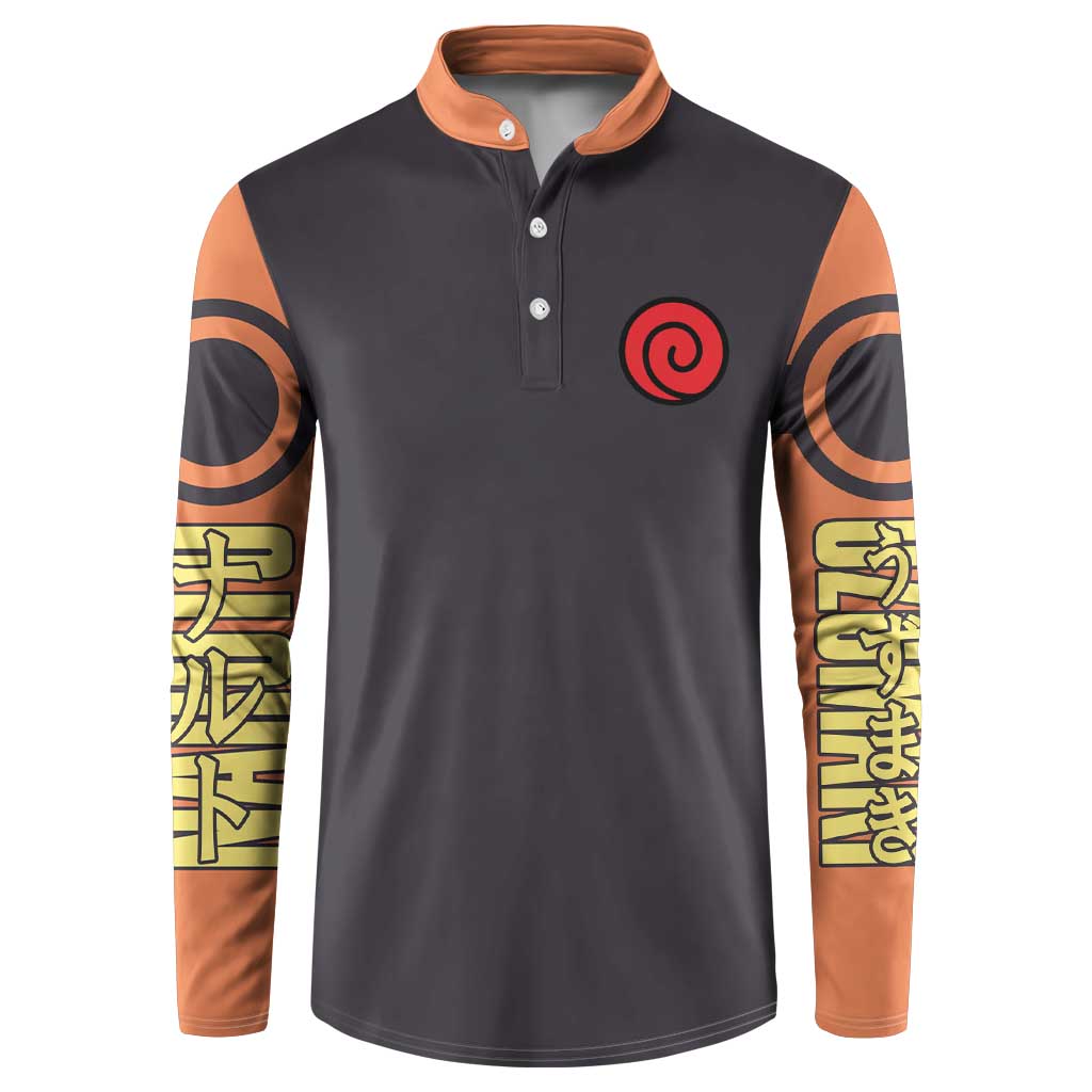 Uzumaki Naruto Naruto Shippuden Button Sweatshirt Anime Style