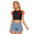 Uzumaki Naruto Naruto Shippuden Raglan Cropped T Shirt Anime Style