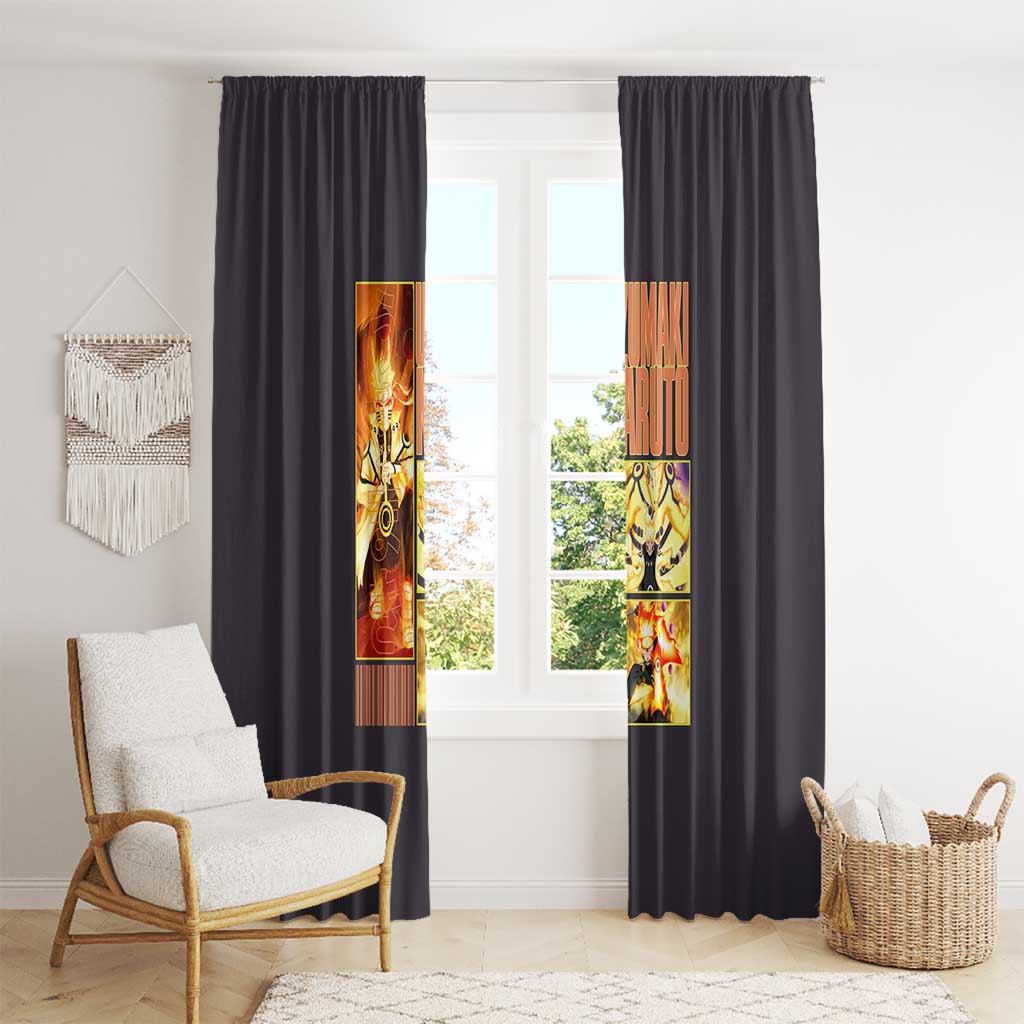 Uzumaki Naruto Naruto Shippuden Window Curtain Anime Style