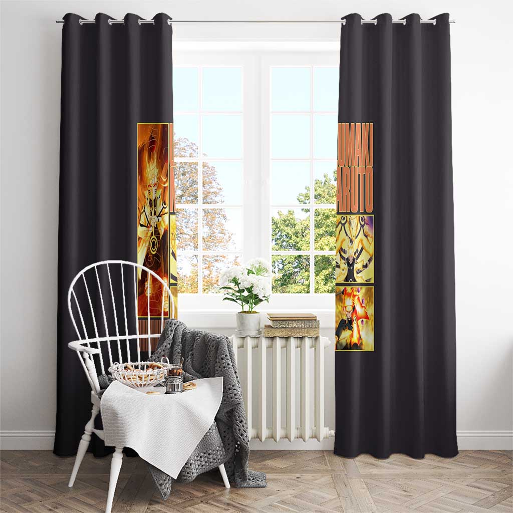 Uzumaki Naruto Naruto Shippuden Window Curtain Anime Style