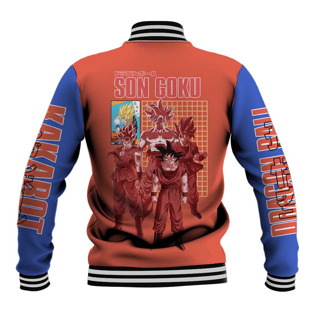 Son Goku Dragon Ball Z Baseball Jacket Anime Style
