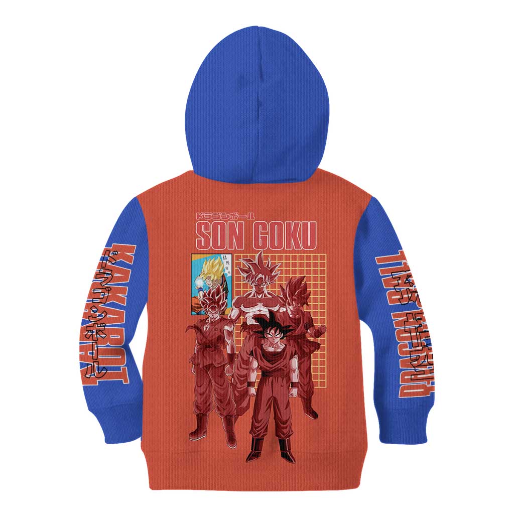 Son Goku Dragon Ball Z Kid Hoodie Anime Style