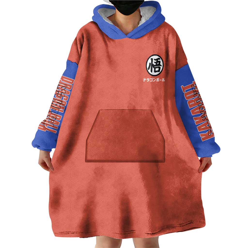 Son Goku Dragon Ball Z Wearable Blanket Hoodie Anime Style