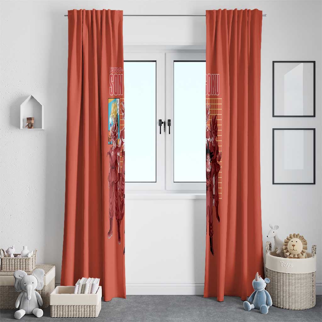 Son Goku Dragon Ball Z Window Curtain Anime Style