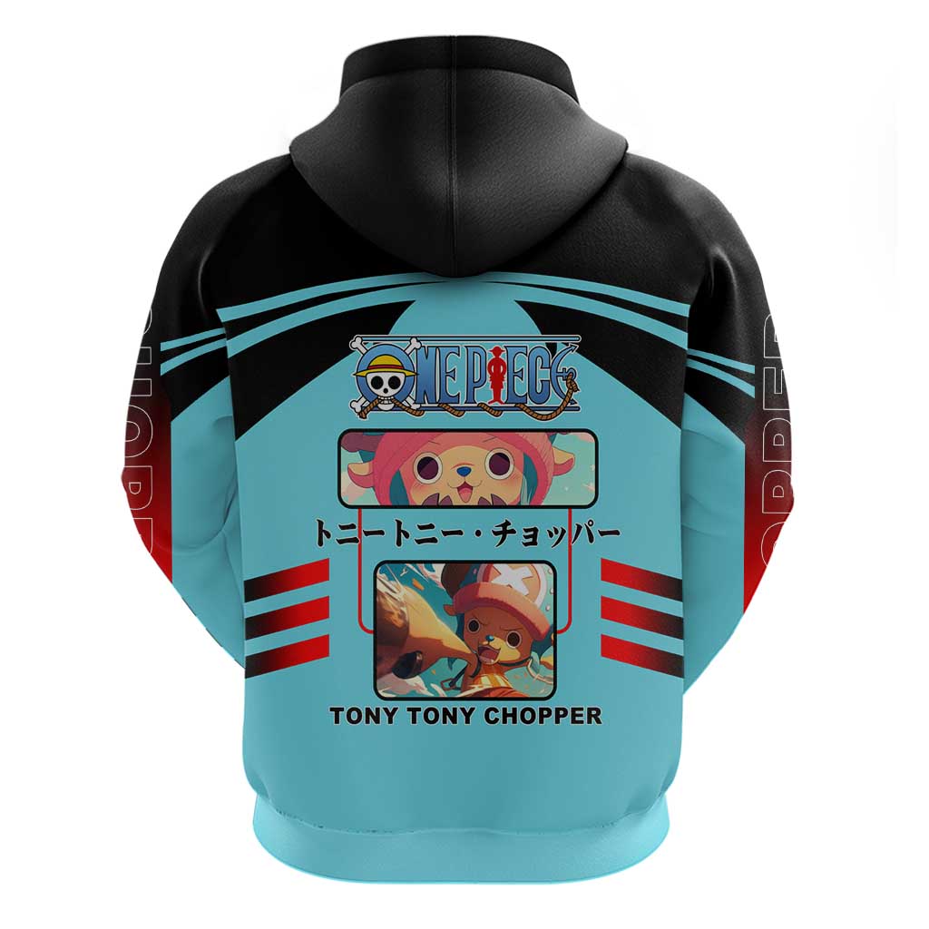 Chopper One Piece Hoodie with Cute Reindeer Features and Adventurer Design - The Mazicc