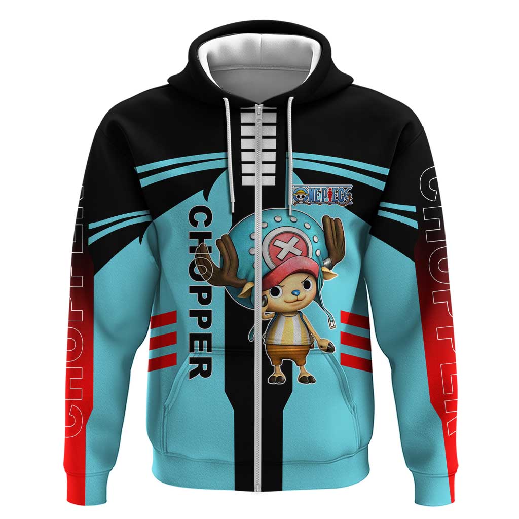 Chopper One Piece Hoodie with Cute Reindeer Features and Adventurer Design - The Mazicc