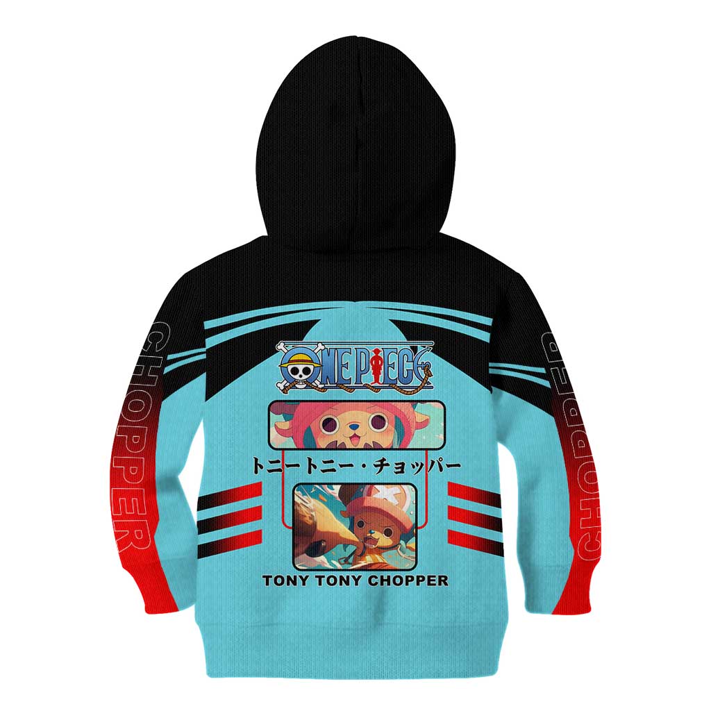 Chopper One Piece Kid Hoodie with Cute Reindeer Features and Adventurer Design - The Mazicc