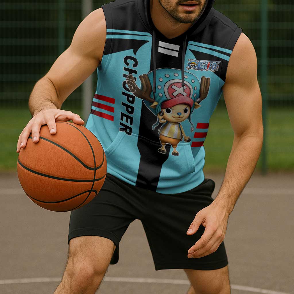 Chopper One Piece Sleeveless Hoodie with Cute Reindeer Features and Adventurer Design - The Mazicc