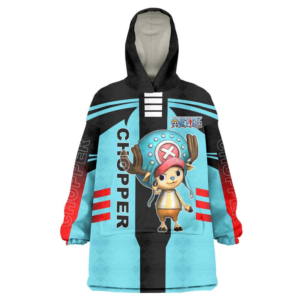 Chopper One Piece Wearable Blanket Hoodie with Cute Reindeer Features and Adventurer Design - The Mazicc