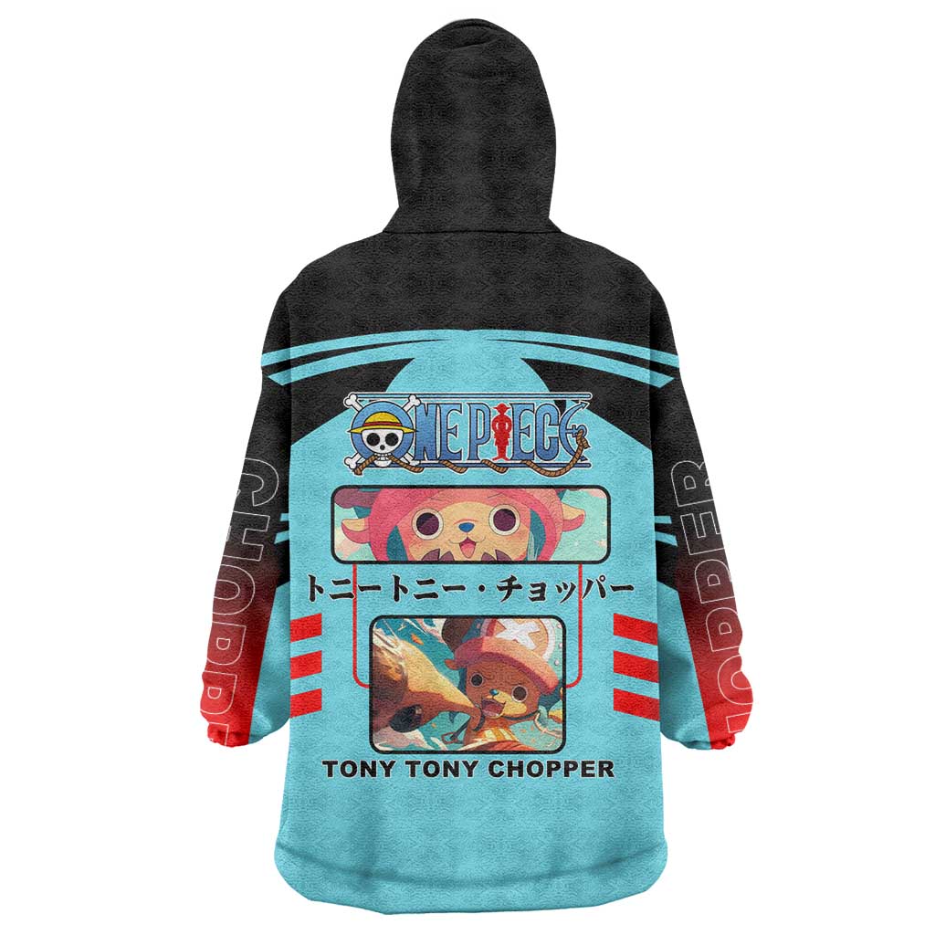 Chopper One Piece Wearable Blanket Hoodie with Cute Reindeer Features and Adventurer Design - The Mazicc