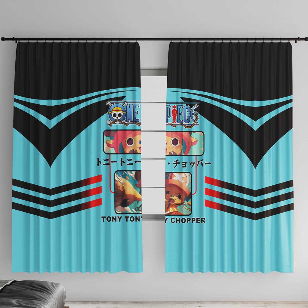 Chopper One Piece Window Curtain with Cute Reindeer Features and Adventurer Design - The Mazicc