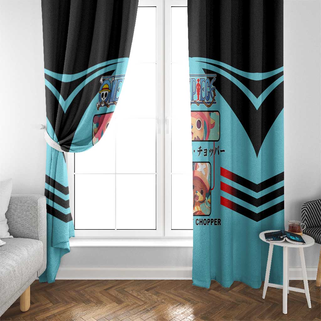 Chopper One Piece Window Curtain with Cute Reindeer Features and Adventurer Design - The Mazicc