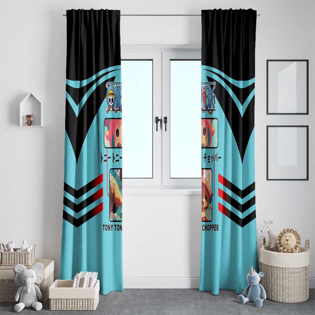 Chopper One Piece Window Curtain with Cute Reindeer Features and Adventurer Design - The Mazicc