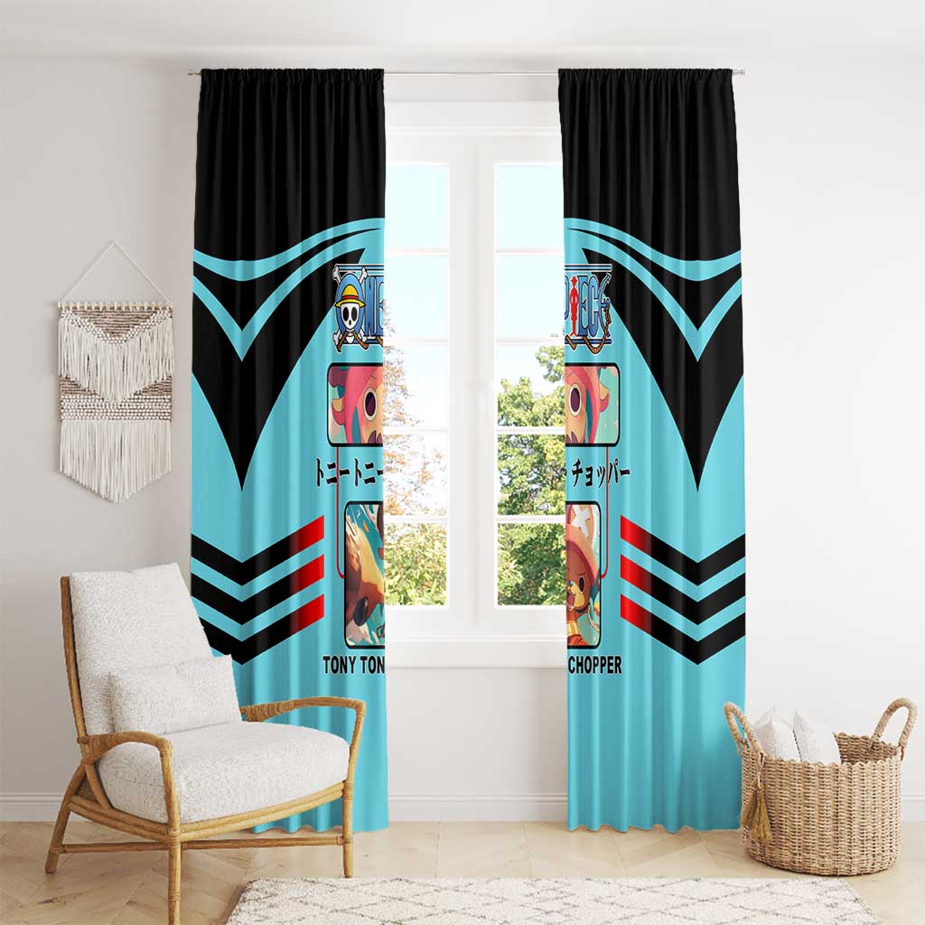 Chopper One Piece Window Curtain with Cute Reindeer Features and Adventurer Design - The Mazicc