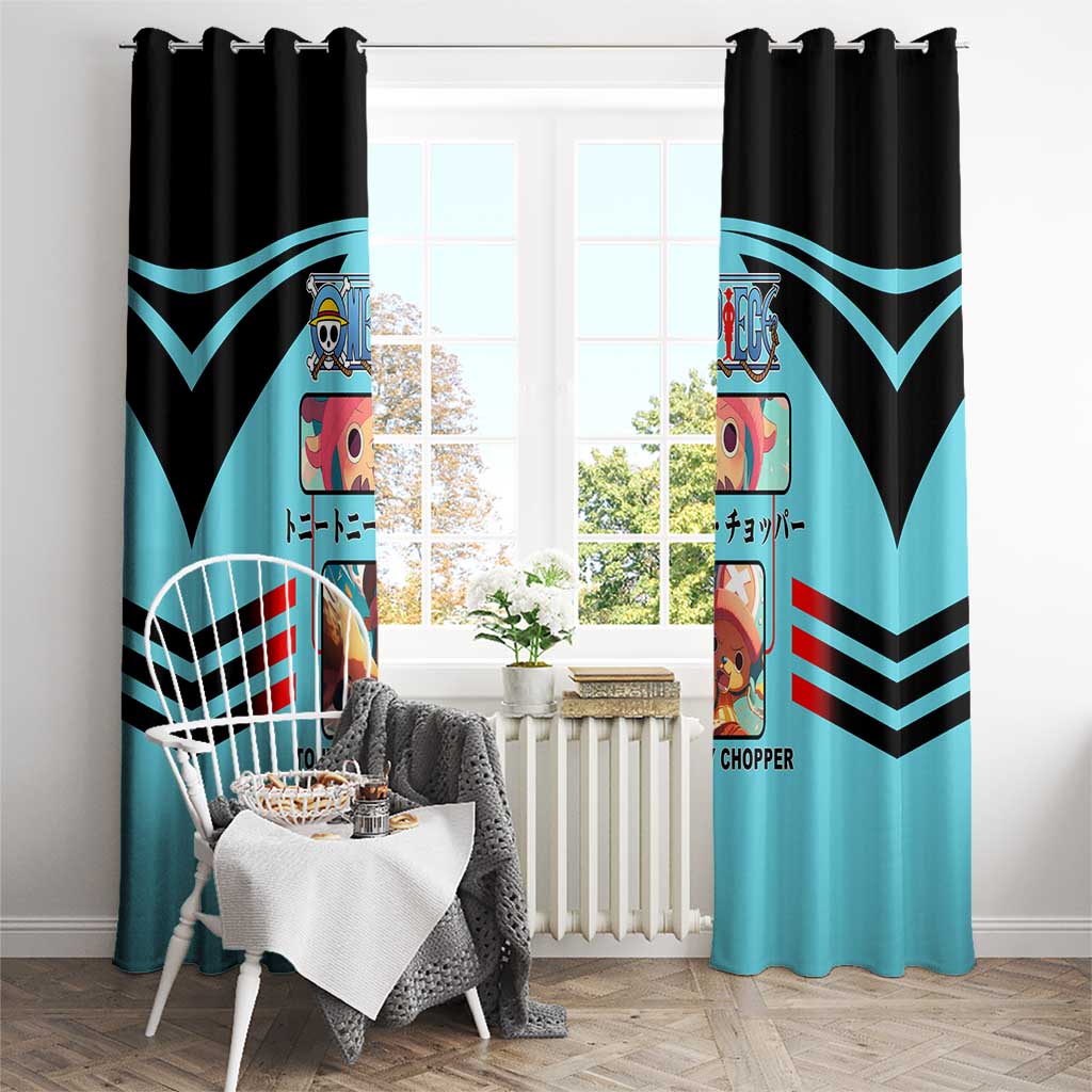 Chopper One Piece Window Curtain with Cute Reindeer Features and Adventurer Design - The Mazicc
