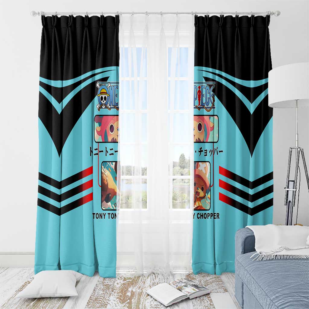 Chopper One Piece Window Curtain with Cute Reindeer Features and Adventurer Design - The Mazicc