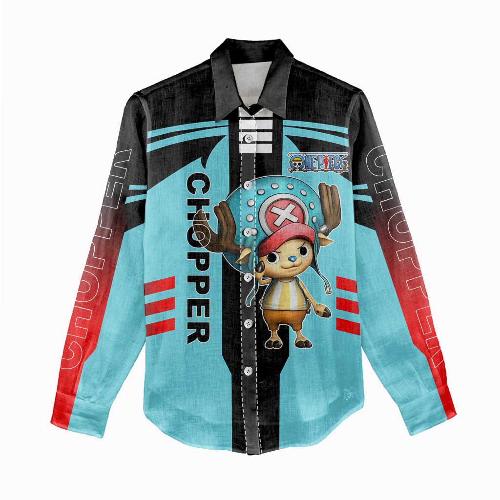 Chopper One Piece Women Casual Shirt with Cute Reindeer Features and Adventurer Design - The Mazicc