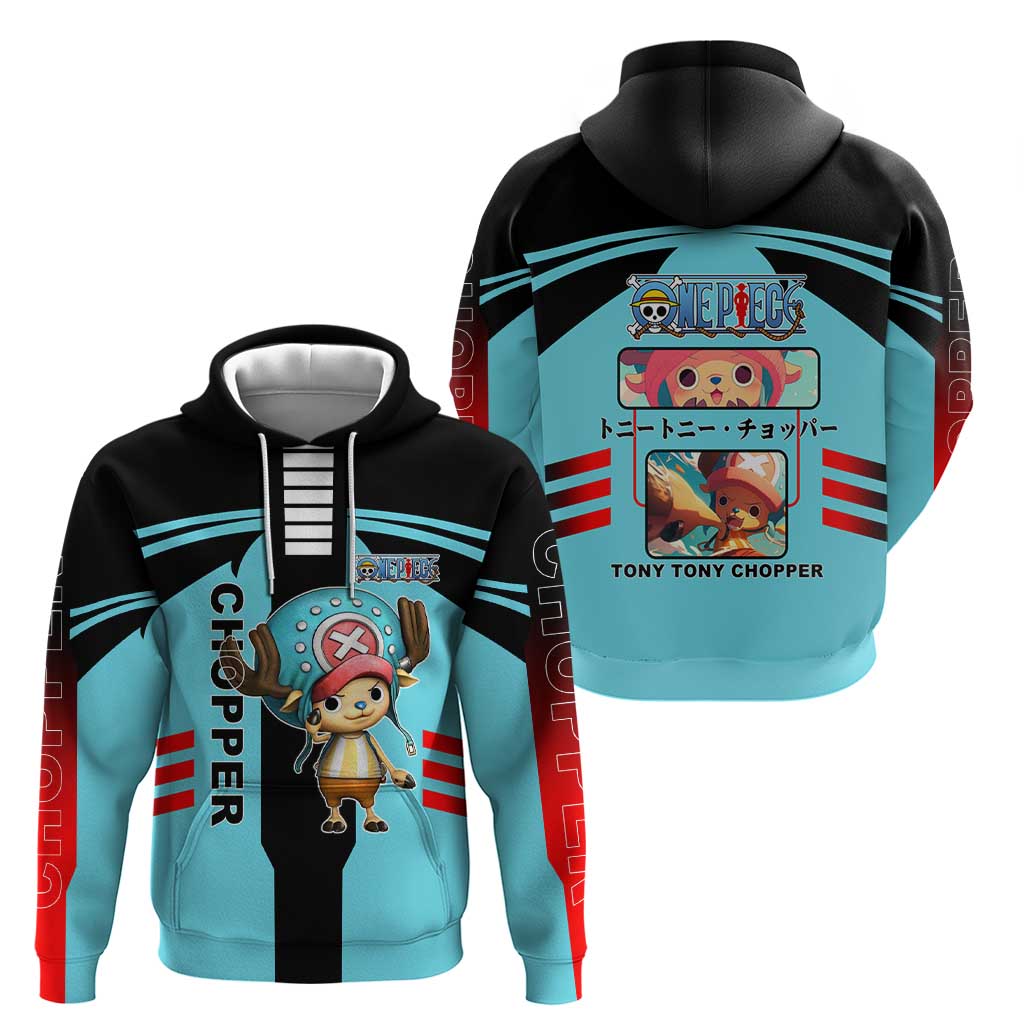 Chopper One Piece Zip Hoodie with Cute Reindeer Features and Adventurer Design - The Mazicc