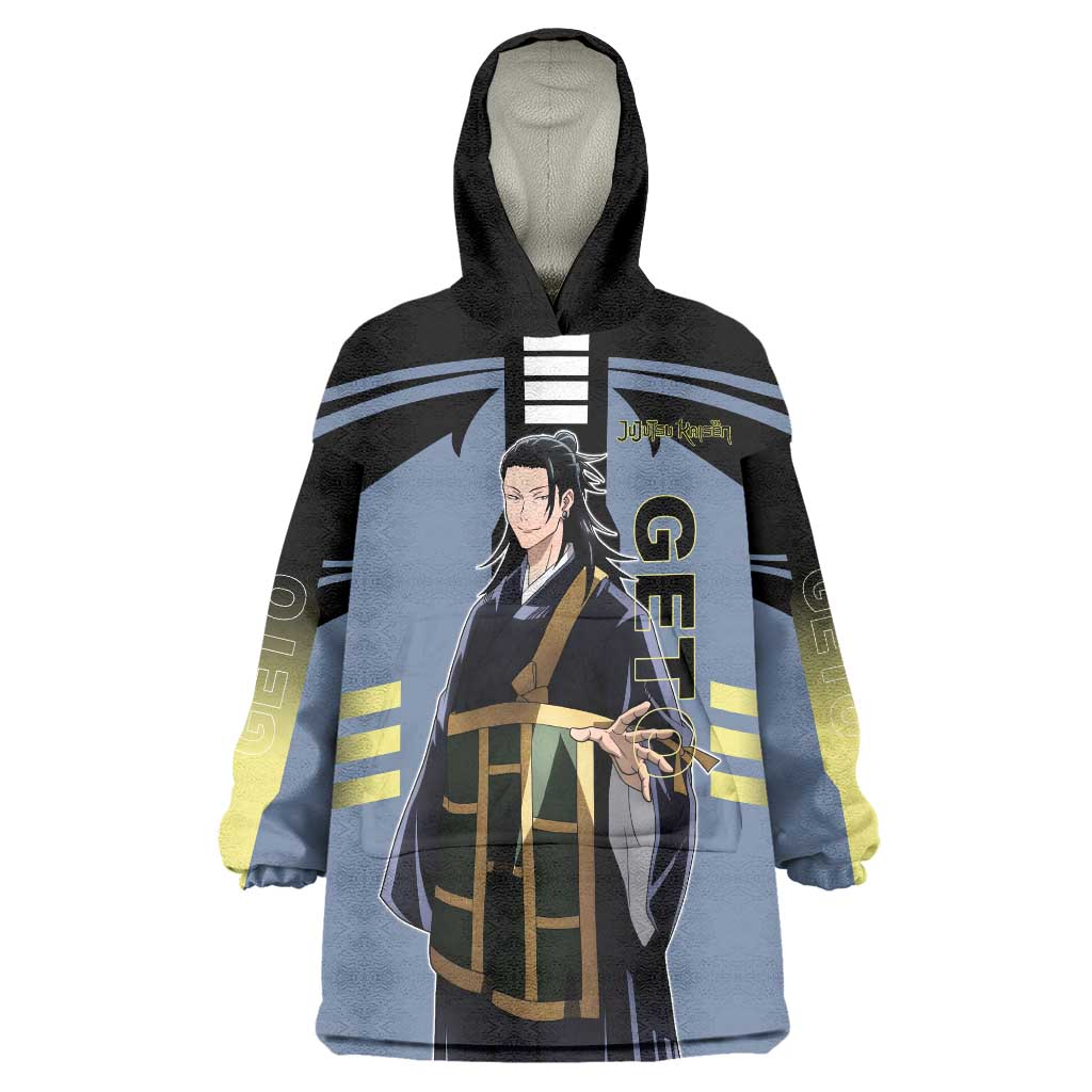 Suguru Geto from Jujutsu Kaisen Wearable Blanket Hoodie with Cursed Spirit Powers and Dark Aura Design - The Mazicc