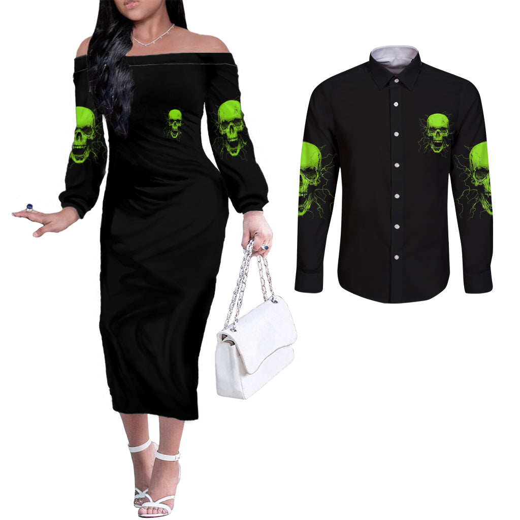 im-a-nice-person-skull-couples-matching-off-the-shoulder-long-sleeve-dress-and-long-sleeve-button-shirt