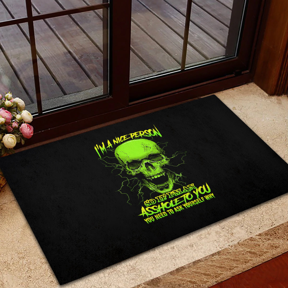 im-a-nice-person-skull-rubber-doormat