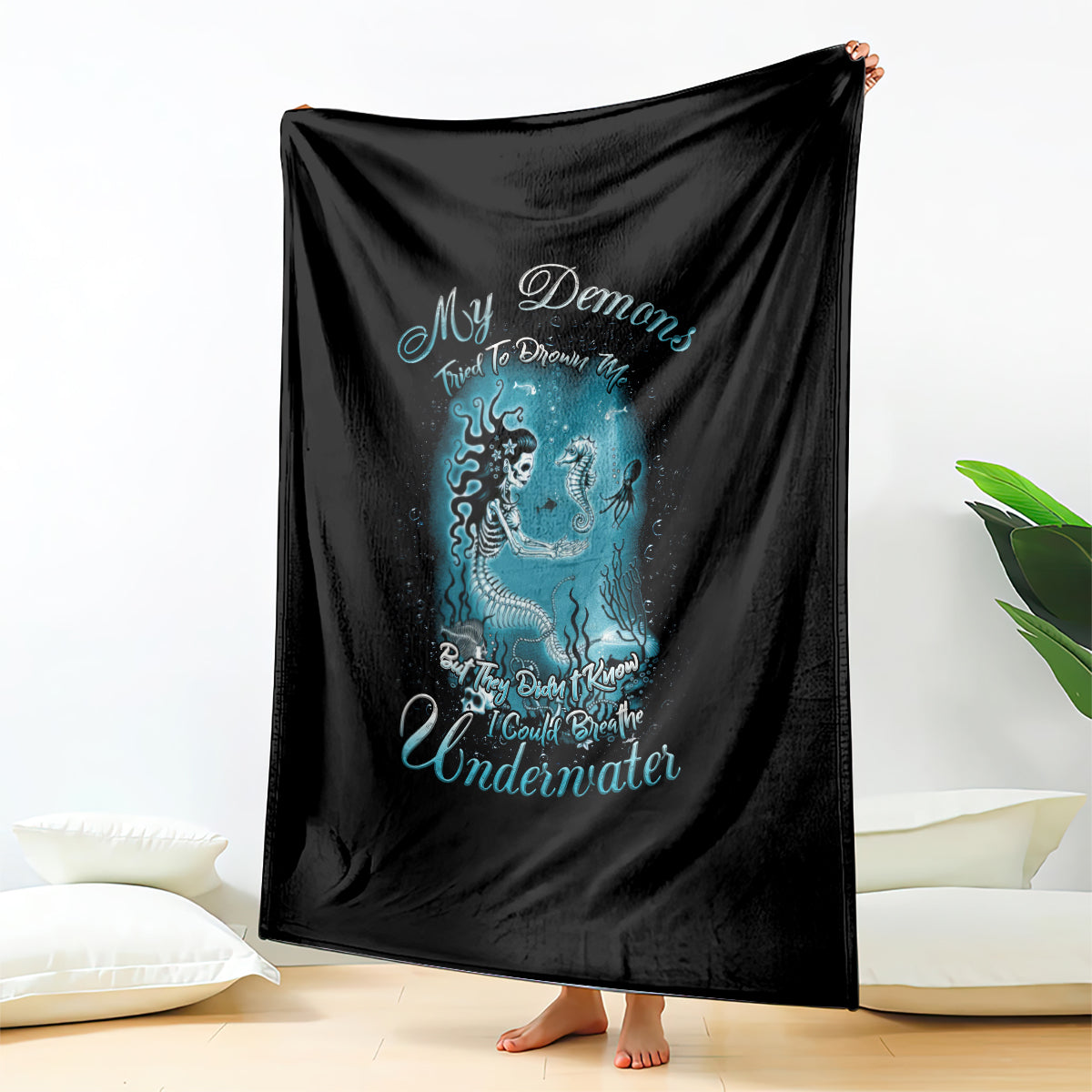 my-demons-tried-to-drown-me-mermaid-blanket