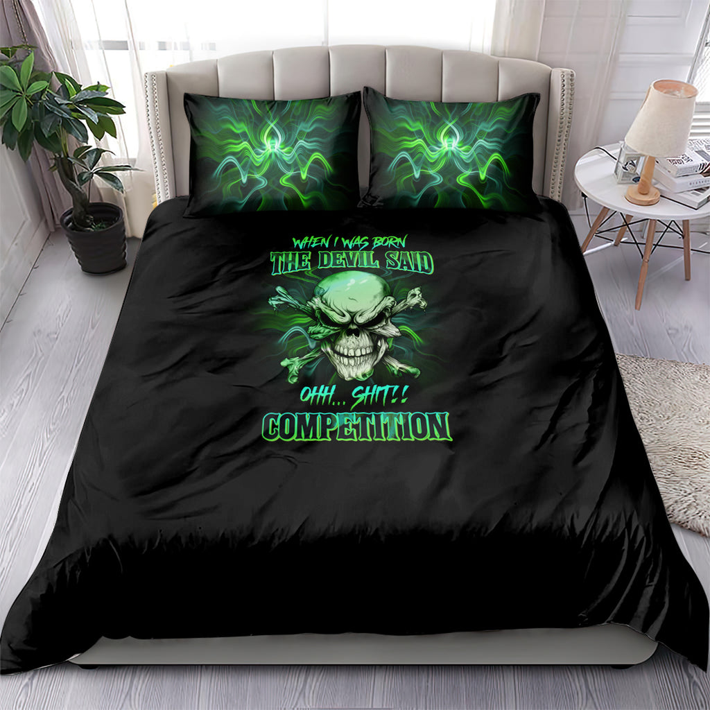 when-i-was-born-mad-skull-bedding-set