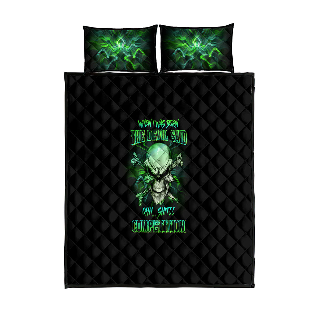 when-i-was-born-mad-skull-quilt-bed-set