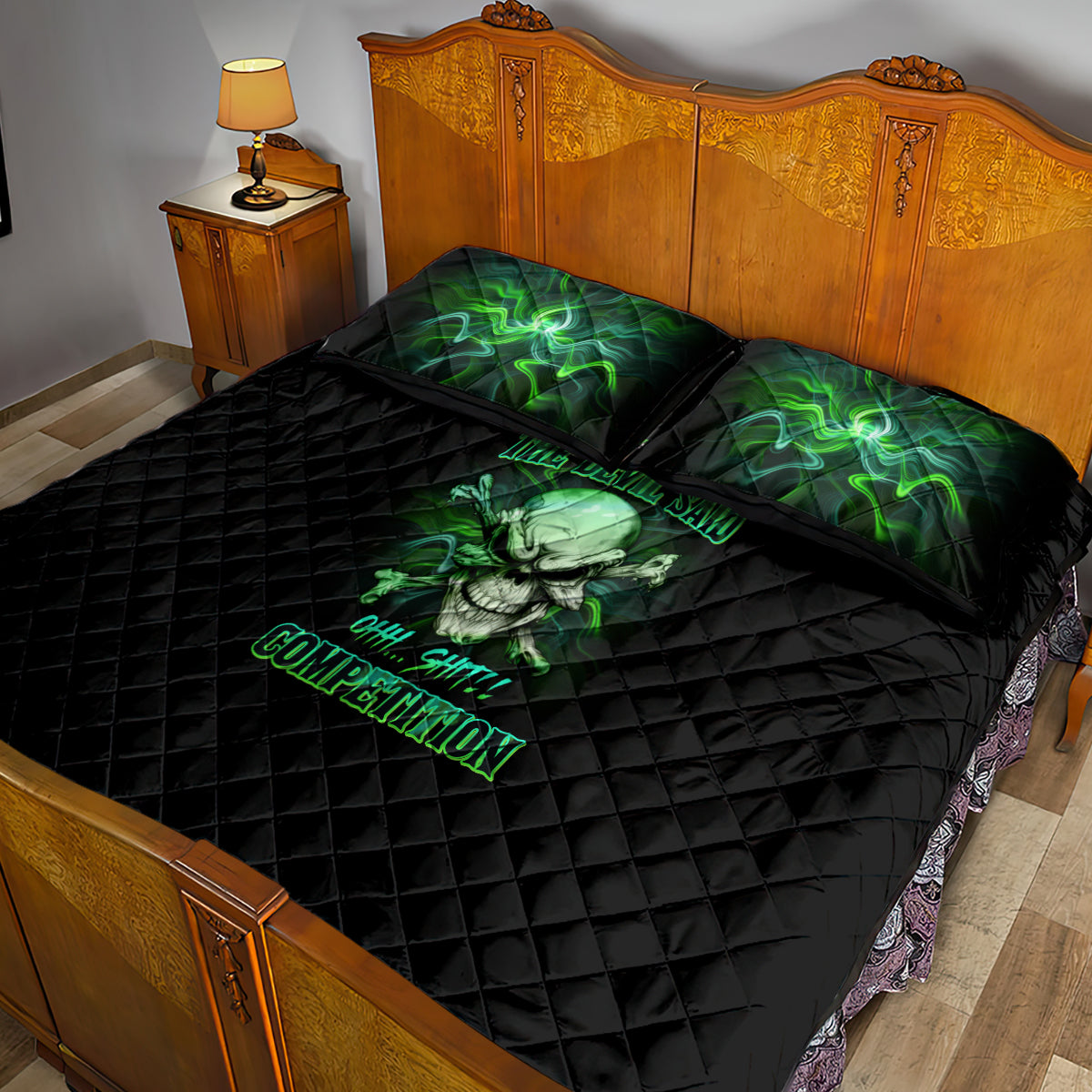 when-i-was-born-mad-skull-quilt-bed-set