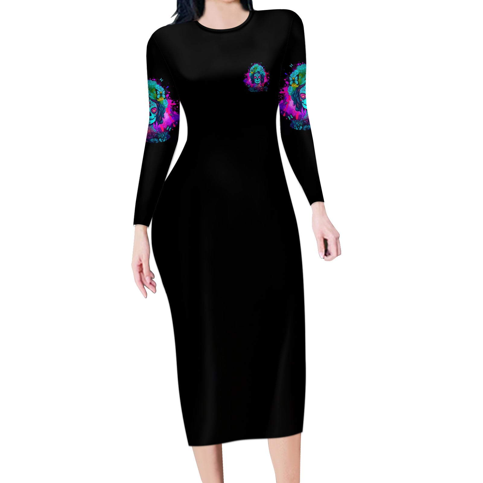 this-is-my-life-not-yours-long-sleeve-bodycon-dress