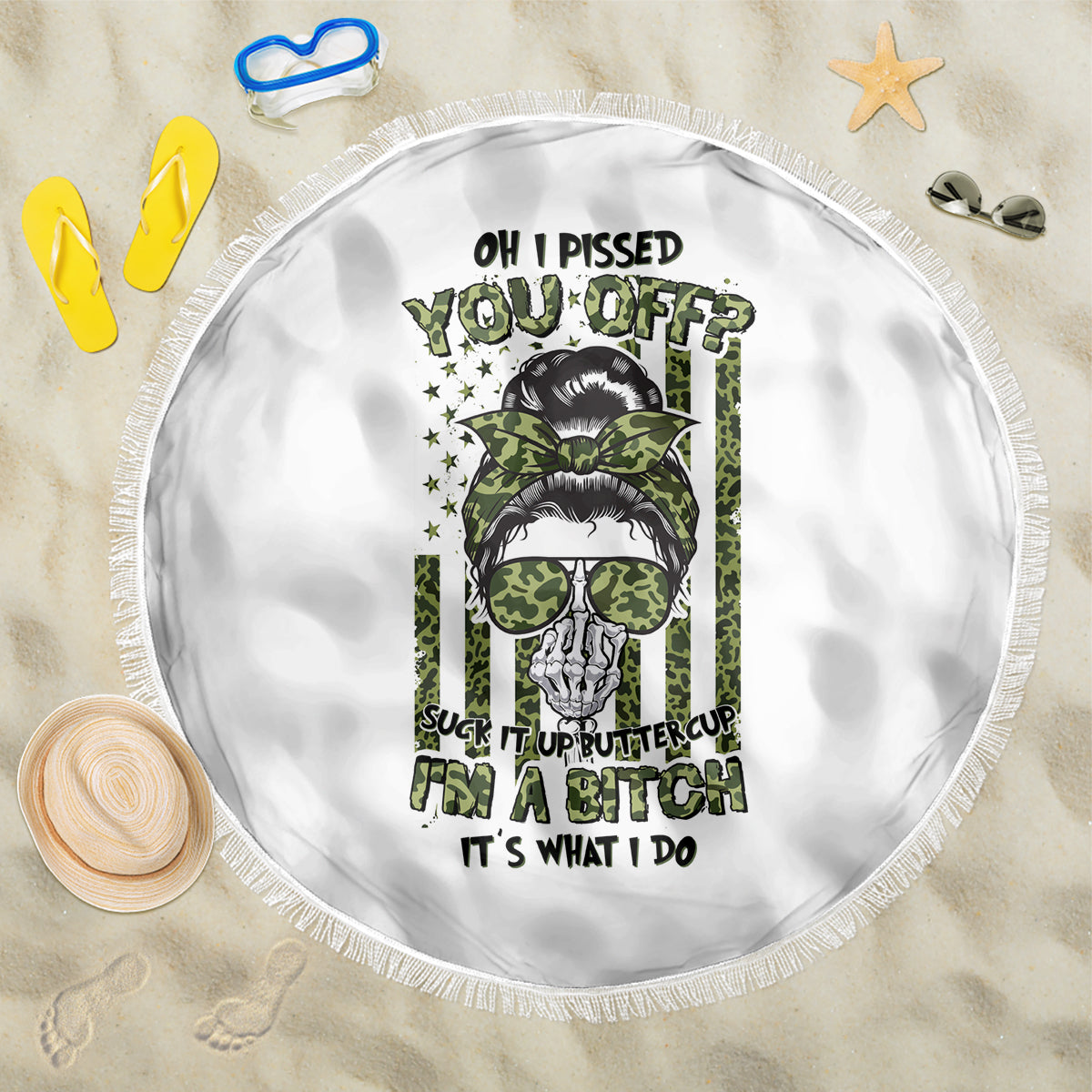 oh-i-pissed-you-off-messy-bun-beach-blanket