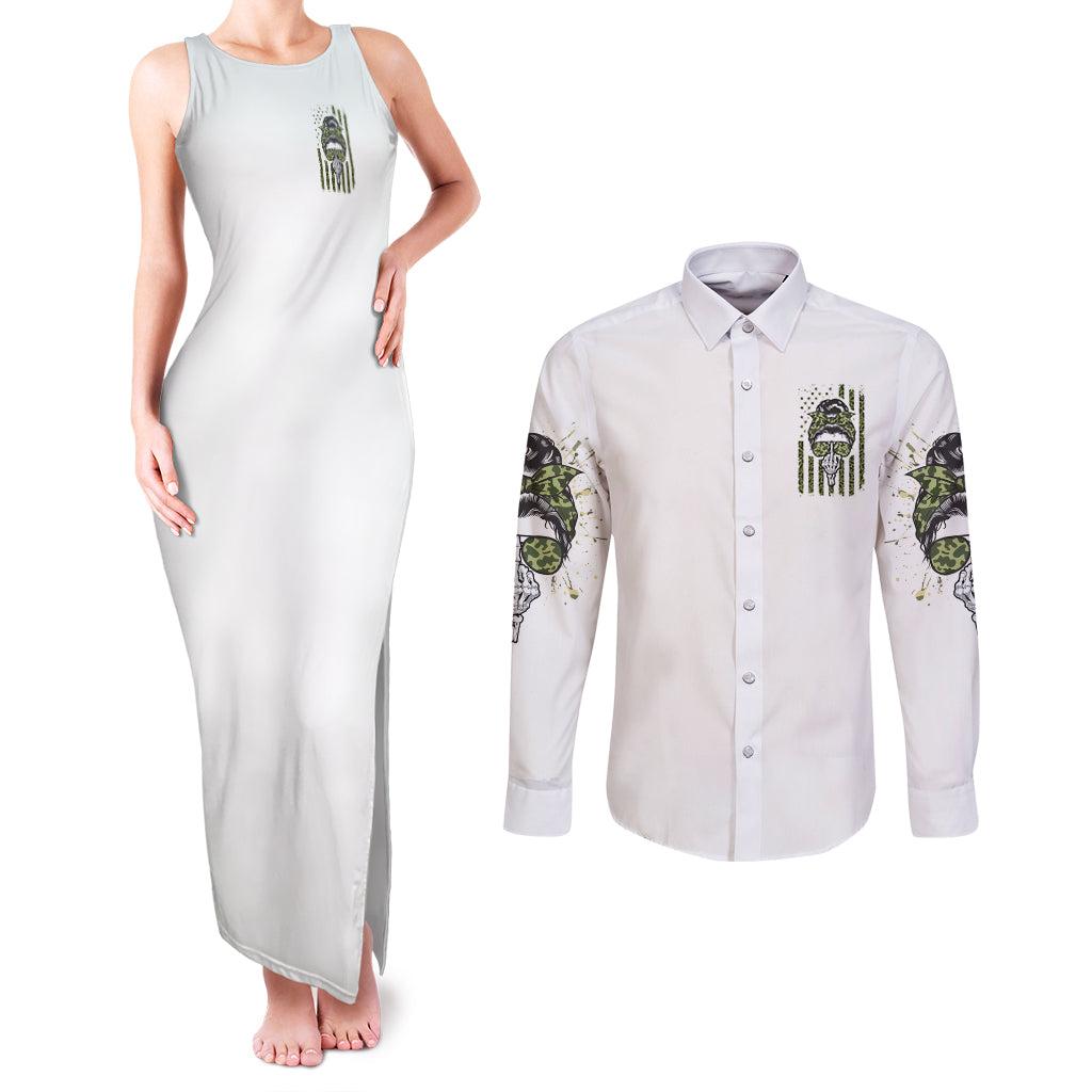 oh-i-pissed-you-off-messy-bun-couples-matching-tank-maxi-dress-and-long-sleeve-button-shirt