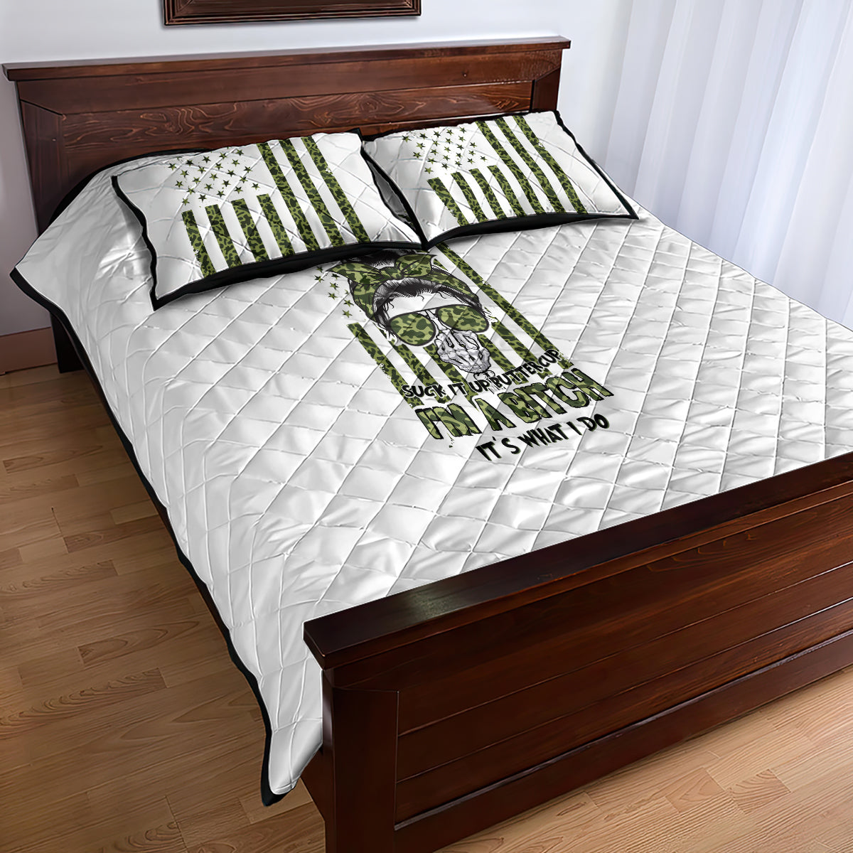 oh-i-pissed-you-off-messy-bun-quilt-bed-set