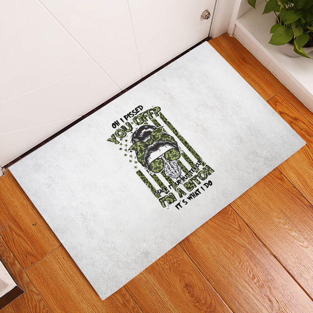 oh-i-pissed-you-off-messy-bun-rubber-doormat