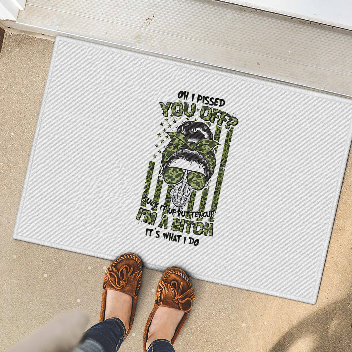 oh-i-pissed-you-off-messy-bun-rubber-doormat