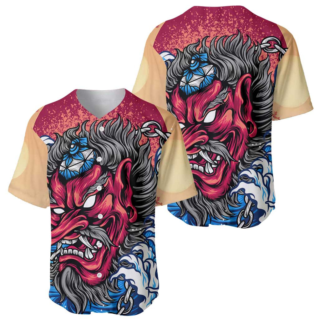 Tengu Baseball Jersey Japan Art Style