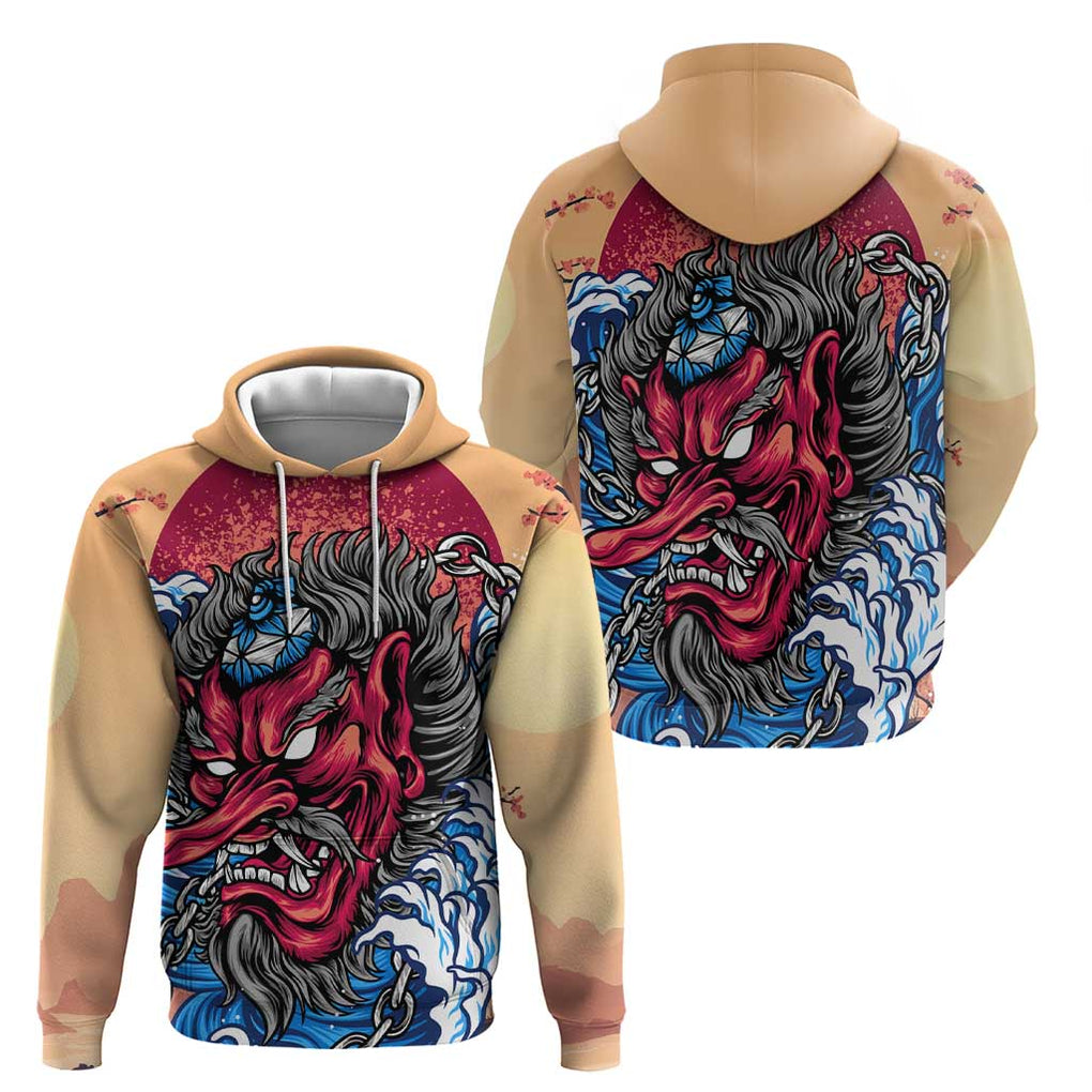 Tengu Hoodie Japan Art Style