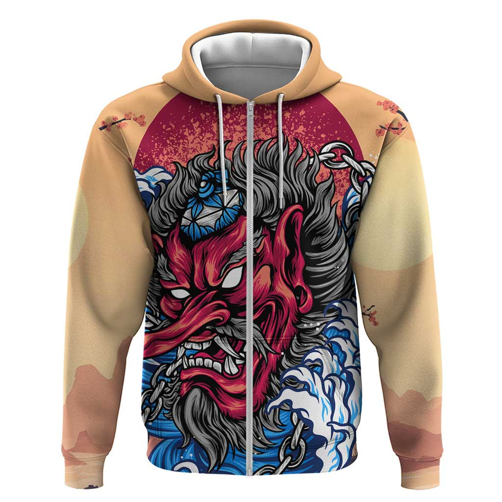 Tengu Hoodie Japan Art Style